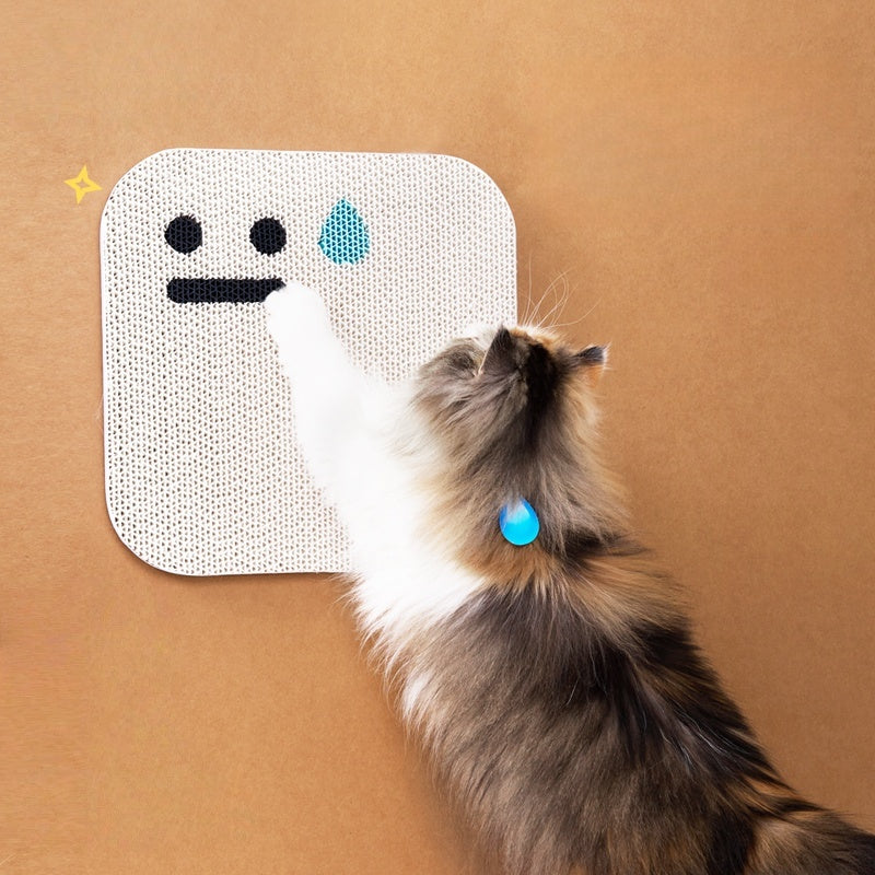 Mewora Emoji Cat Scratcher Board