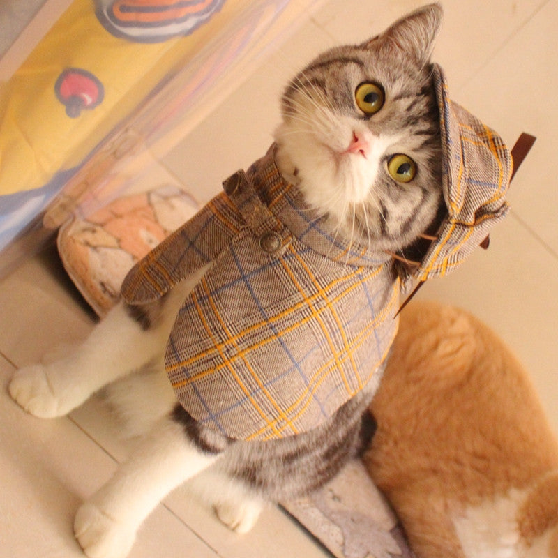 Sherlock Cat Detective Costume