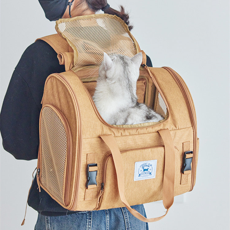 Backpack Style Foldable Pet Backpack Carrier