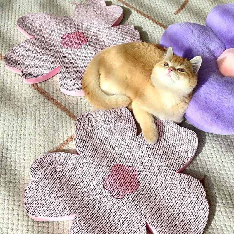 Blossom Flower Cat Scratcher Pad