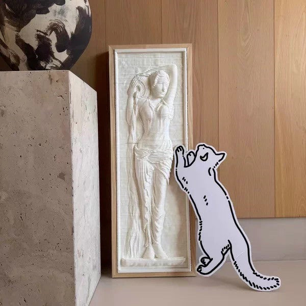 Standing Relief Felt Cat Scratching Board cat scratcher by Bigeeo – photo 2