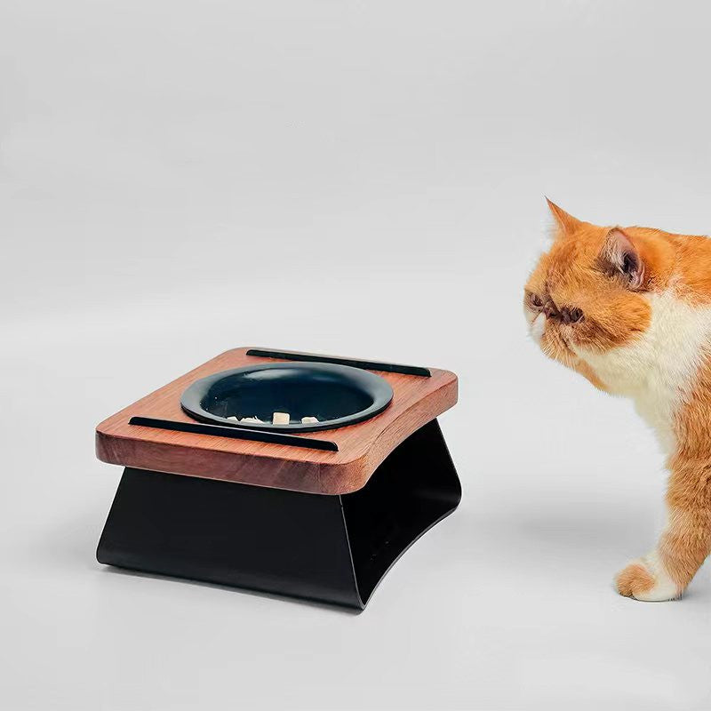 Modern Elevated Stainless Steel Cat Bowl by Bigeeo – photo 2