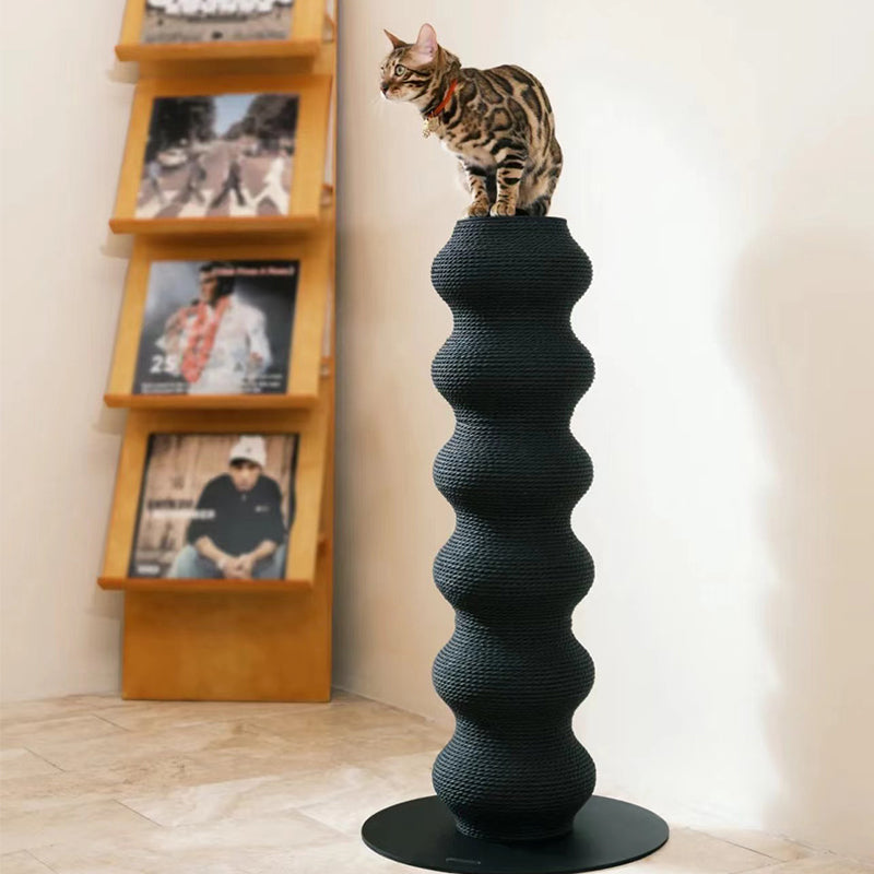 Wave Tower Cat Scratcher Pole