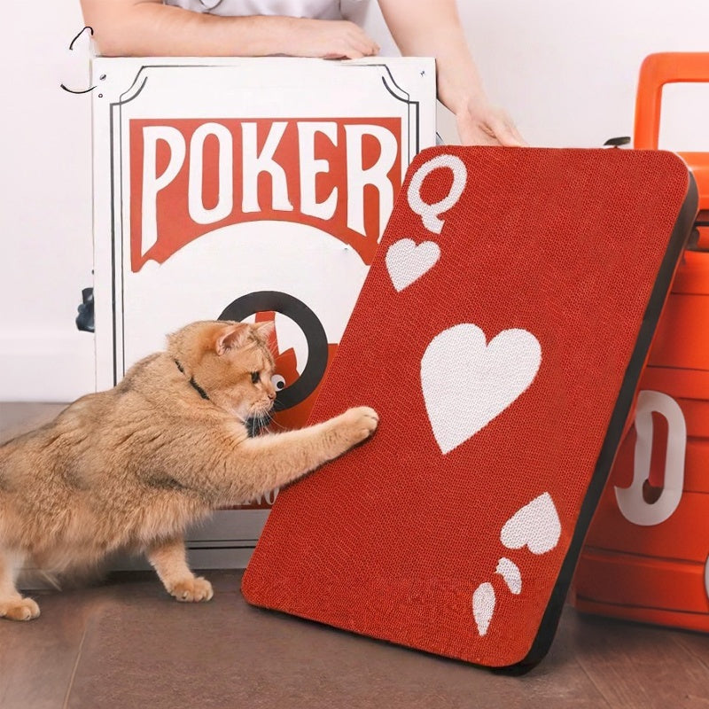 Playing Card Cat Scratcher Board