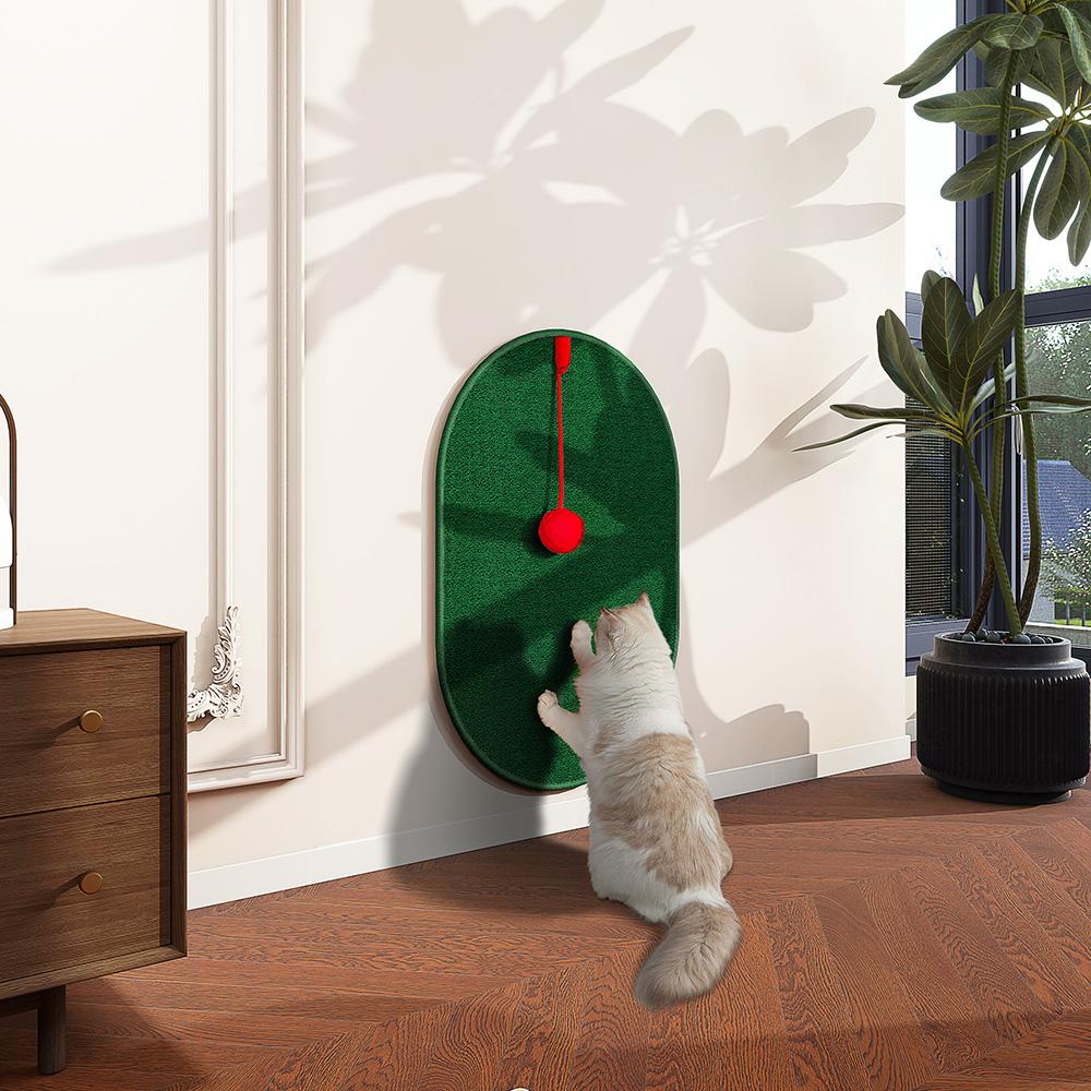 Greora Capsule Cat Scratcher Board with Ball