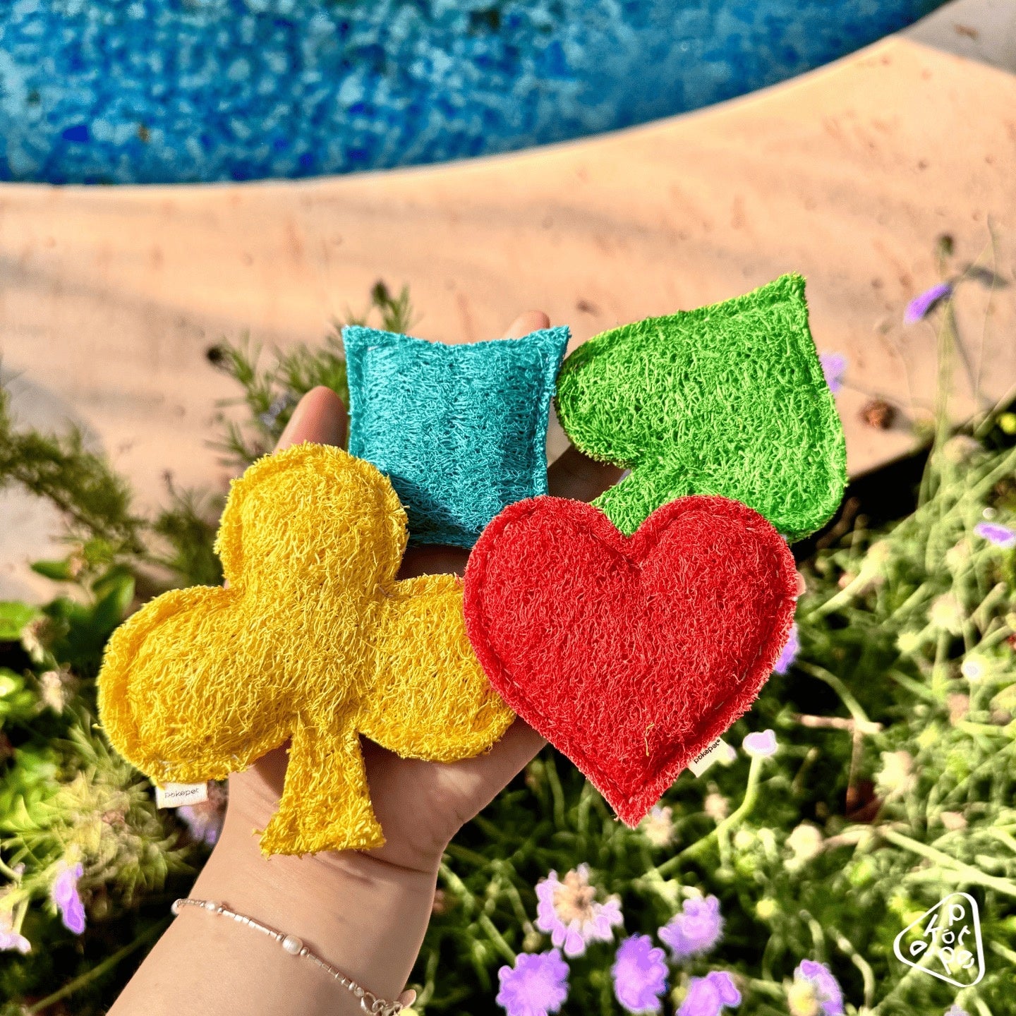 Organic Loofah Cat Toys – Natural Eco-Friendly Play Set (Set of 4)