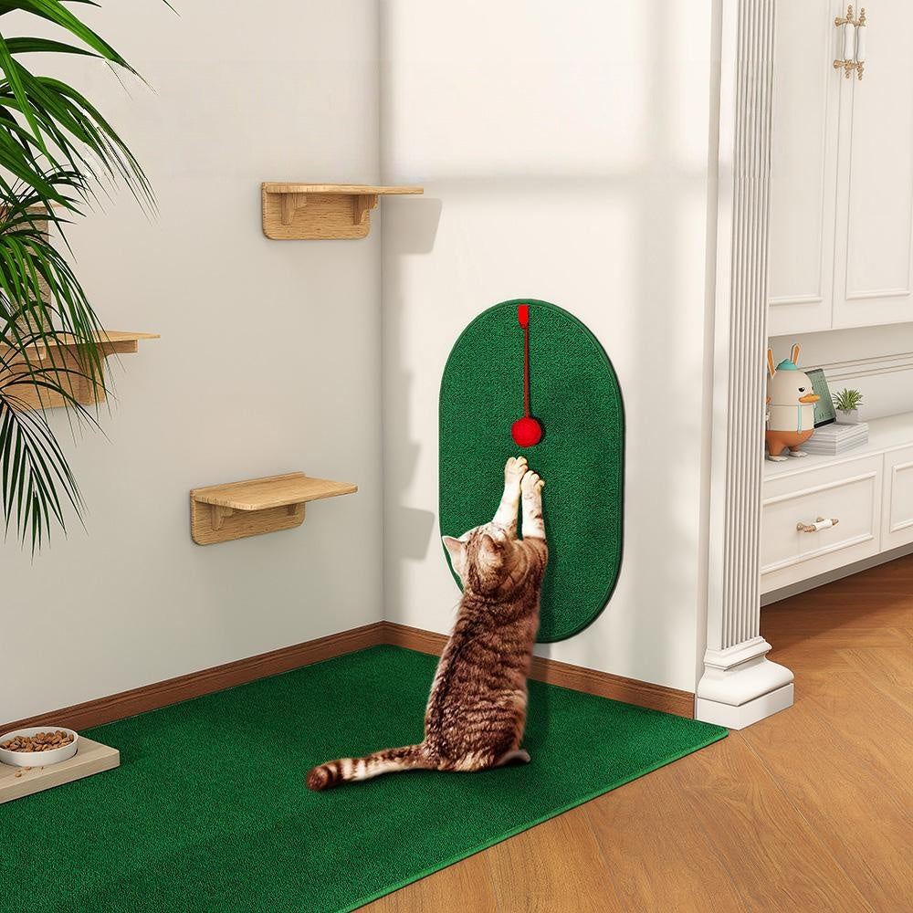 Greora Capsule Cat Scratcher Board with Ball