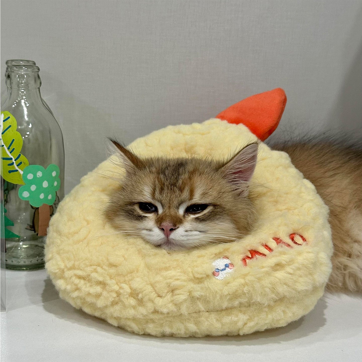 Tempura Plush Cat Costume Collar