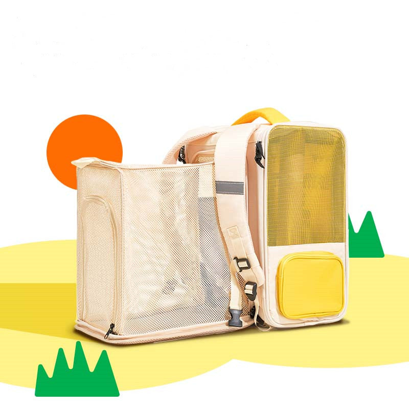 Retro Game Console Expandable Pet Backpack