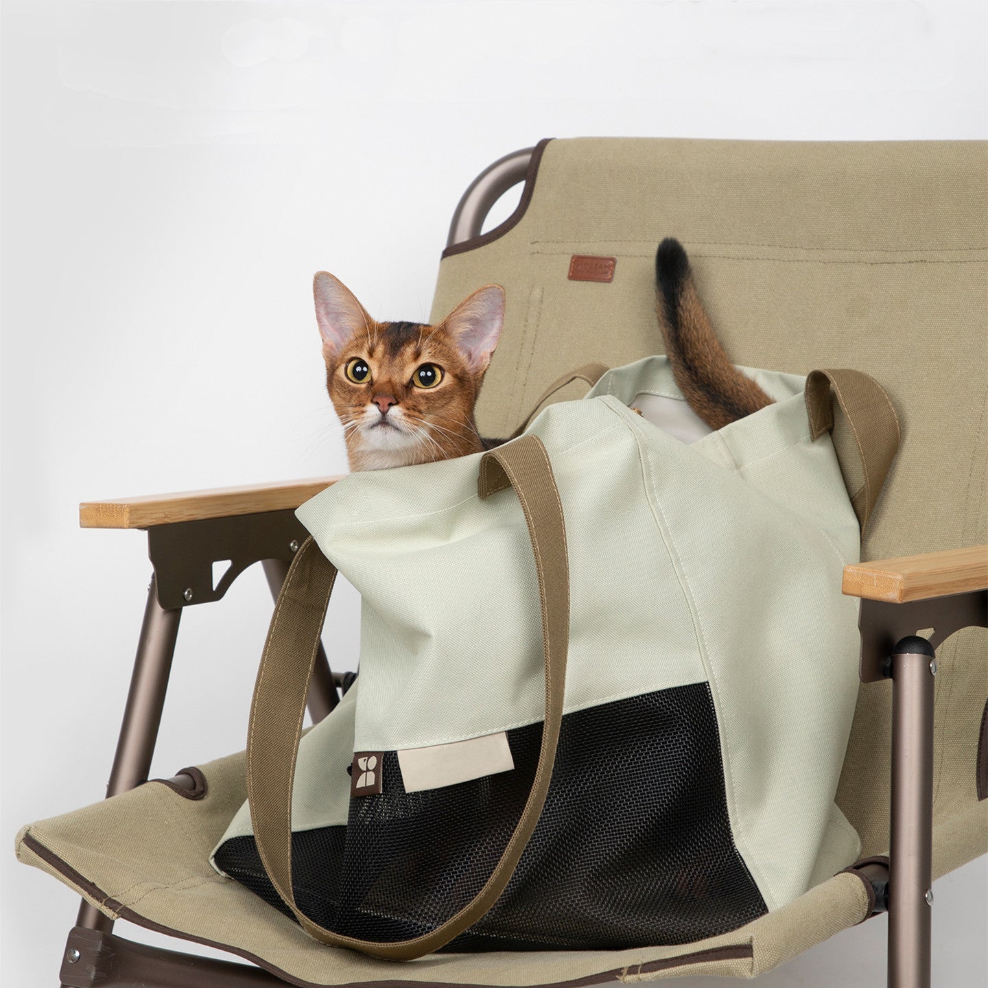 Canvas Shoulder Cat Carrier Tote