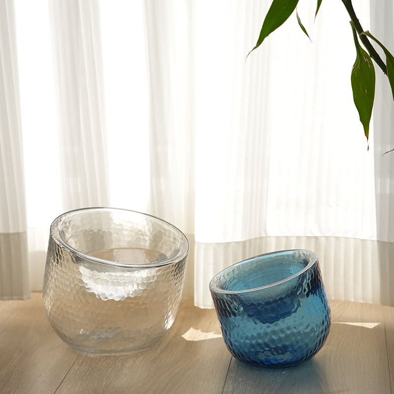 Artisan Tilted Glass Pet Bowl cat bowl by Bigeeo – photo 6