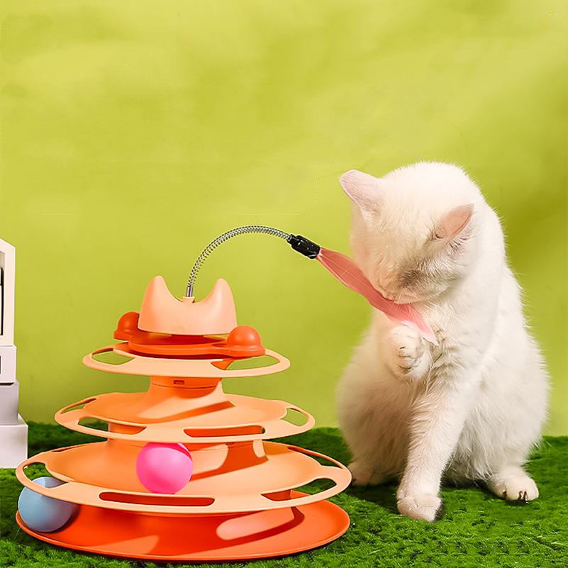 Cat Tower Spinner Toy