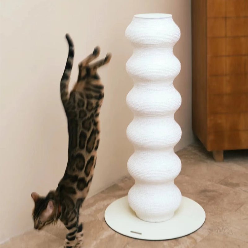 Wave Tower Cat Scratcher Pole