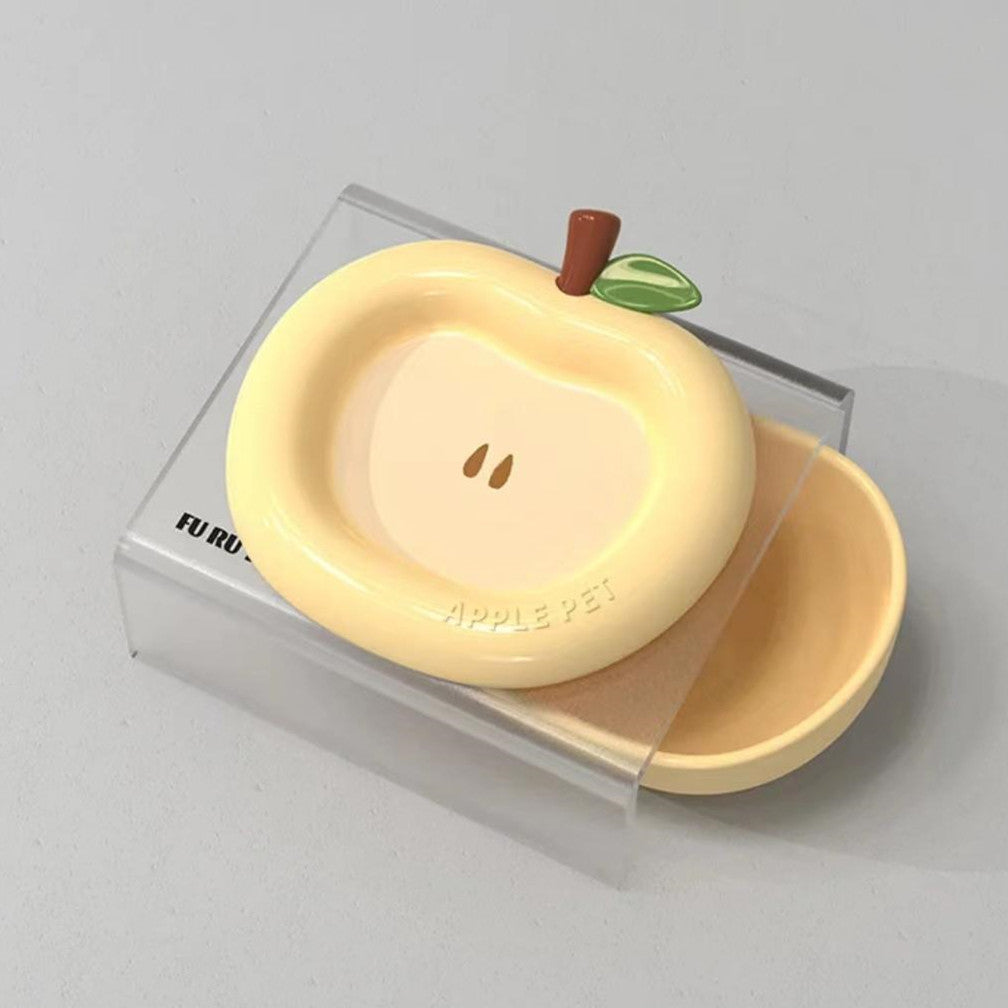Sweet Apple Acrylic Elevated Cat Bowl Stand