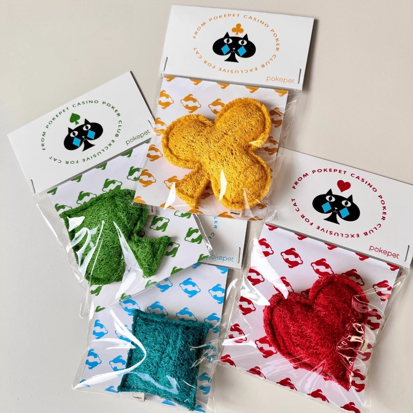 Organic Loofah Cat Toys – Natural Eco-Friendly Play Set (Set of 4)