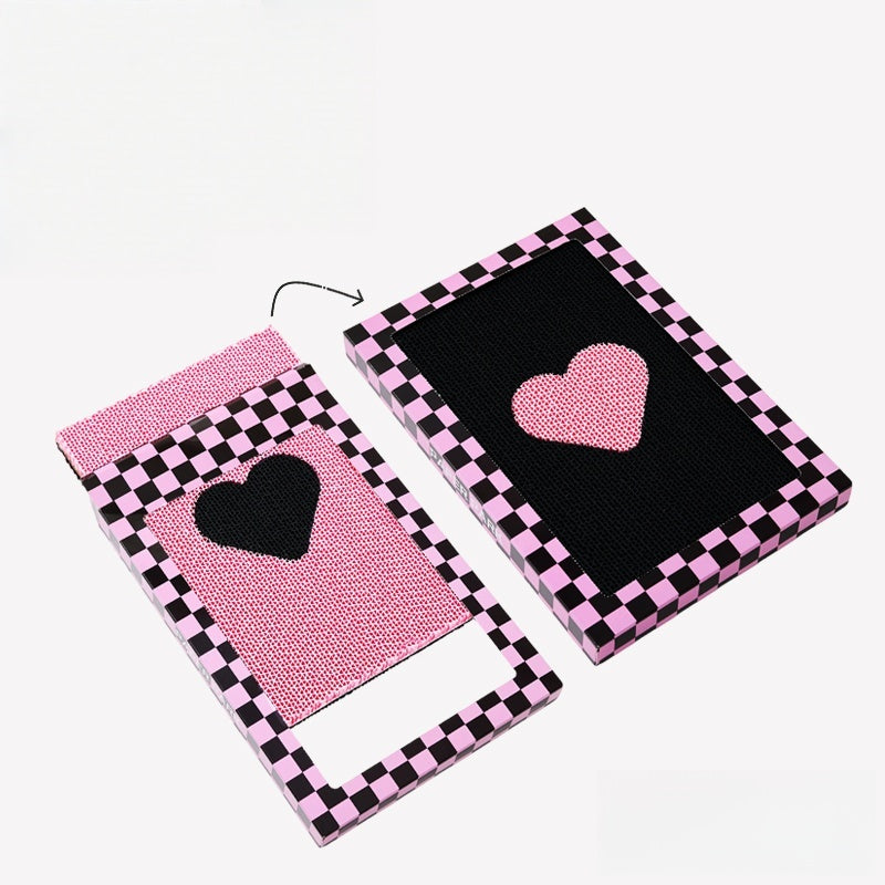 Heart Checkerboard Cat Scratcher Board