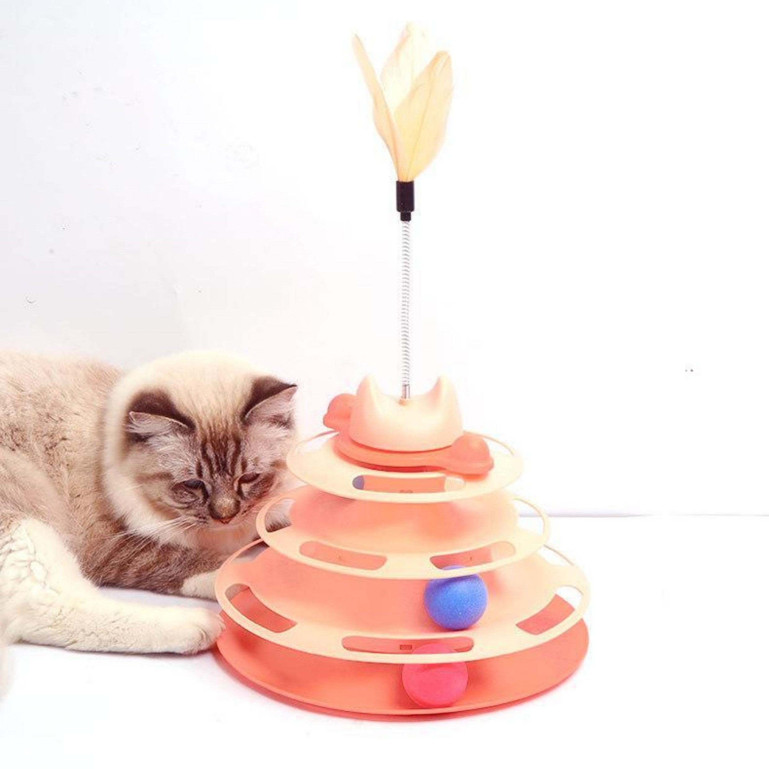 Cat Tower Spinner Toy