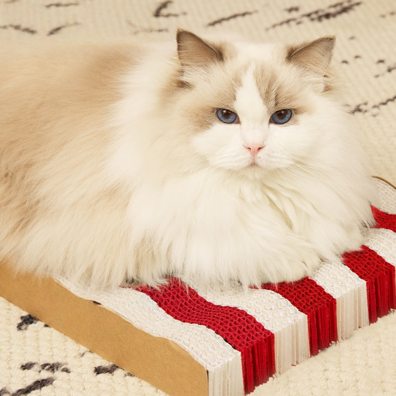 Striplay Hanging & Floor Cat Scratcher Pad with Rope