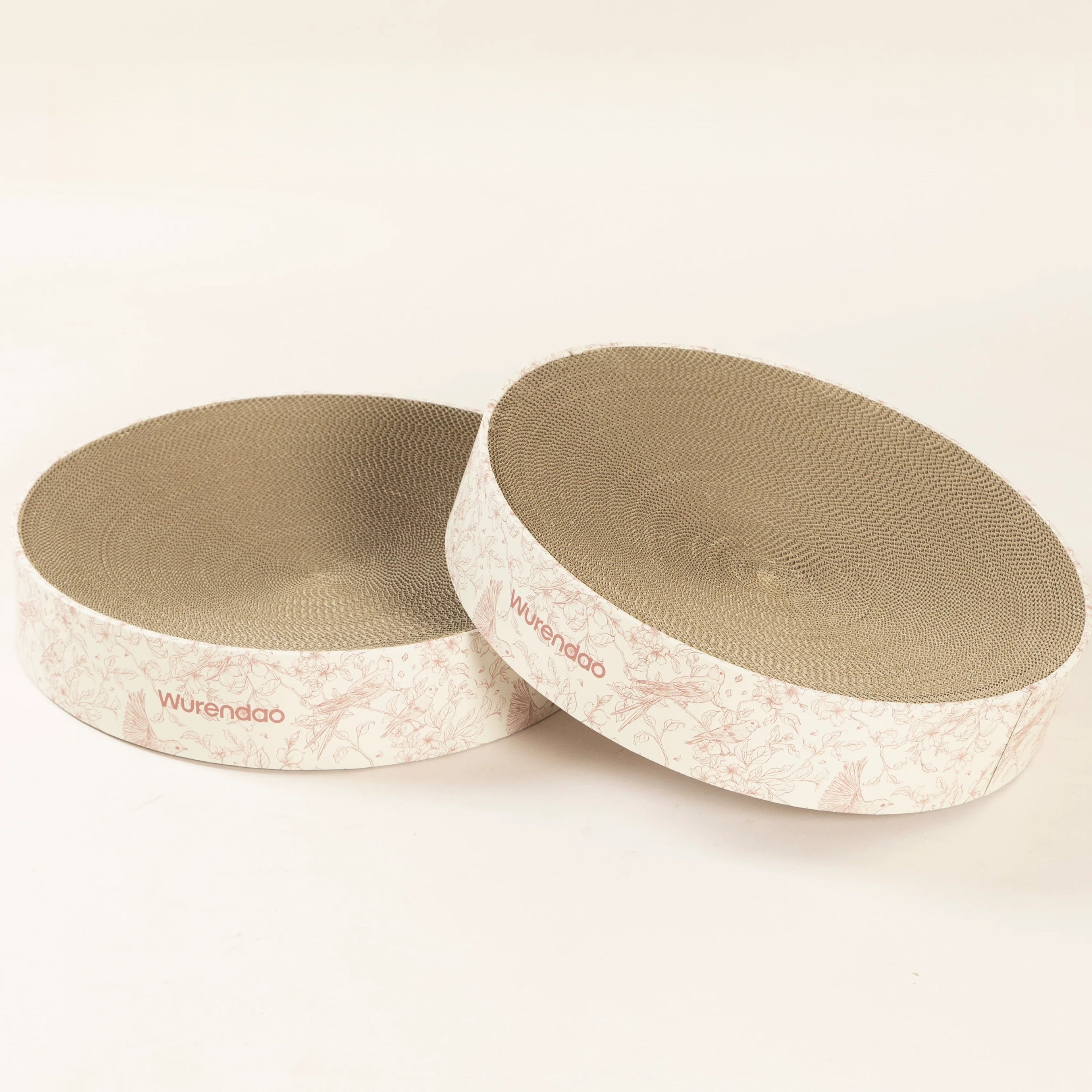 Gravo Cat Scratcher – Round Cardboard Scratch Pad for Happy Cats