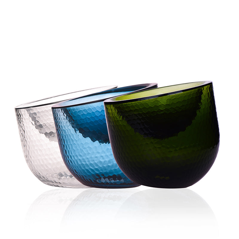 Artisan Tilted Glass Pet Bowl cat bowl by Bigeeo – photo 8
