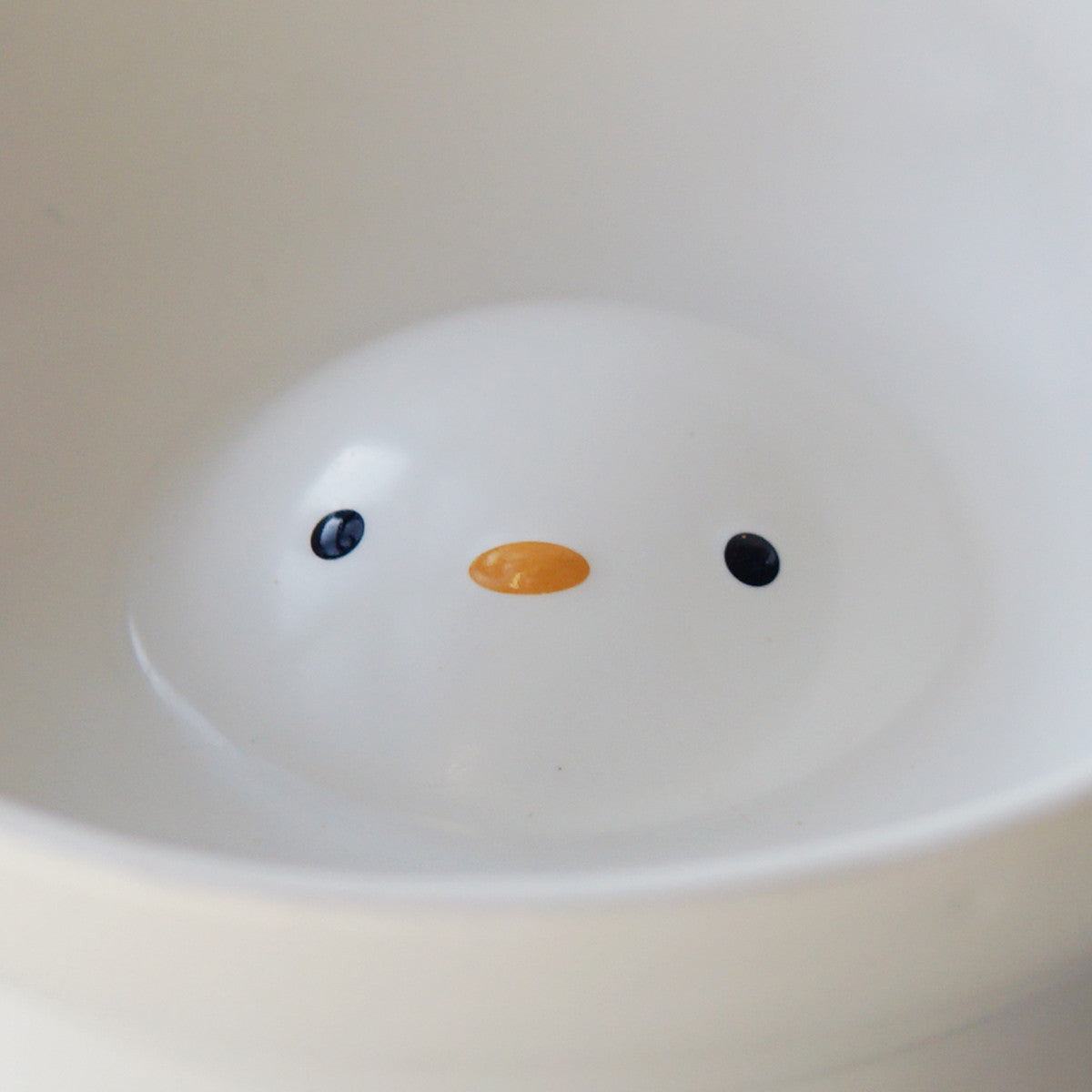 Ceramic Chick Elevated Slow-Feed Cat Bowl