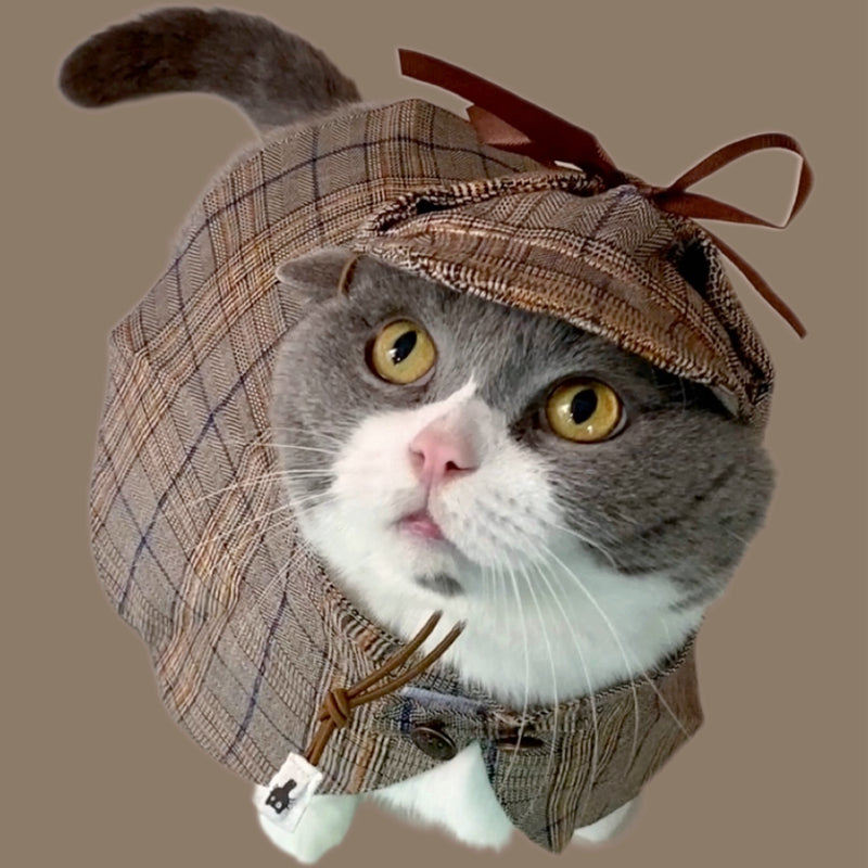 Sherlock Cat Detective Costume