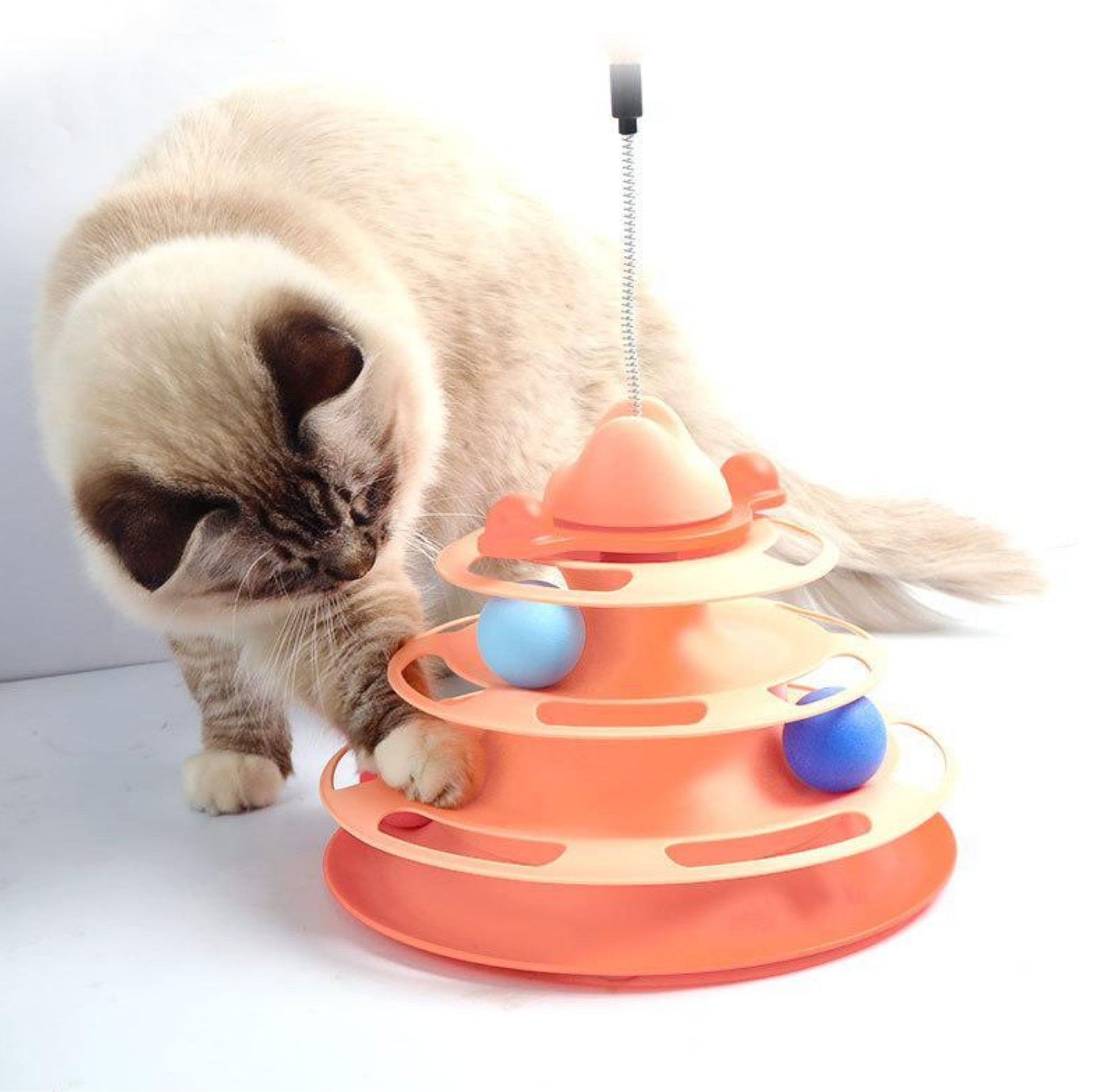 Cat Tower Spinner Toy