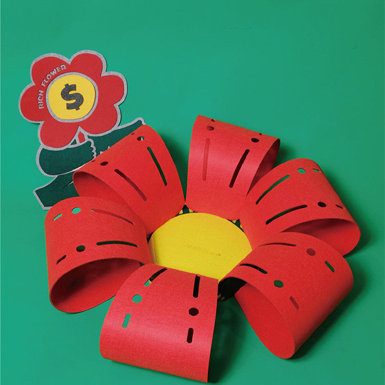 Flower Felt Cat Tunnel Bed