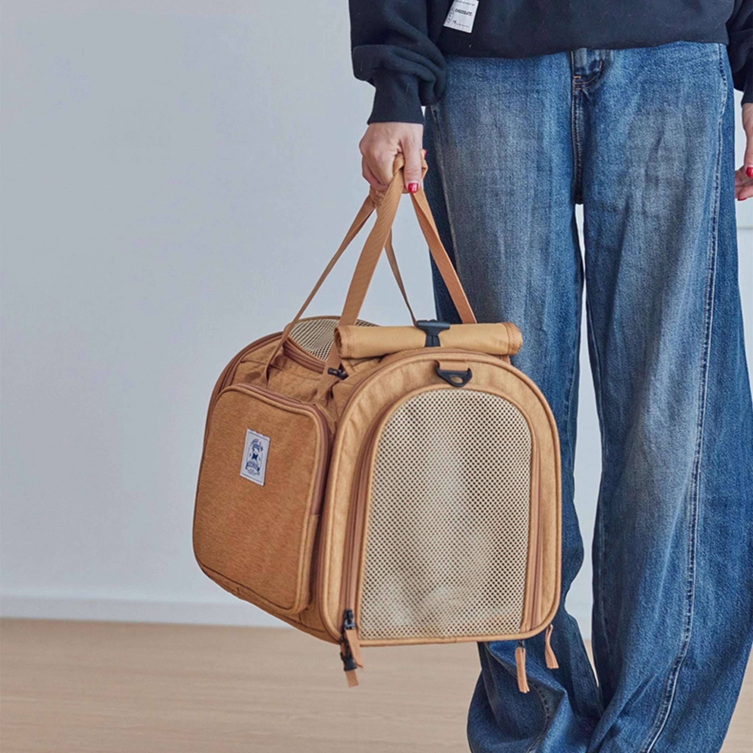Crossbody Foldable Pet Travel Carrier