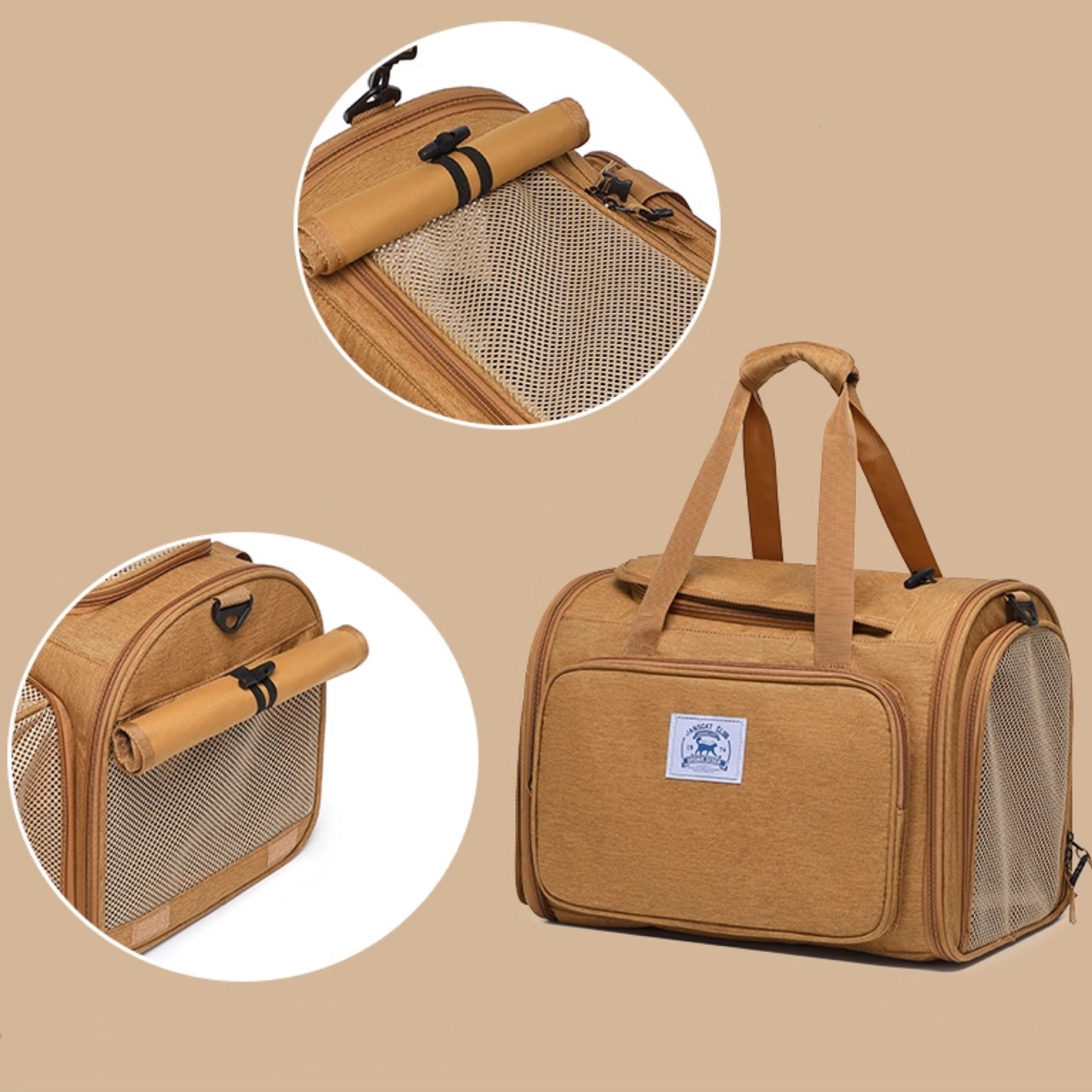 Crossbody Foldable Pet Travel Carrier