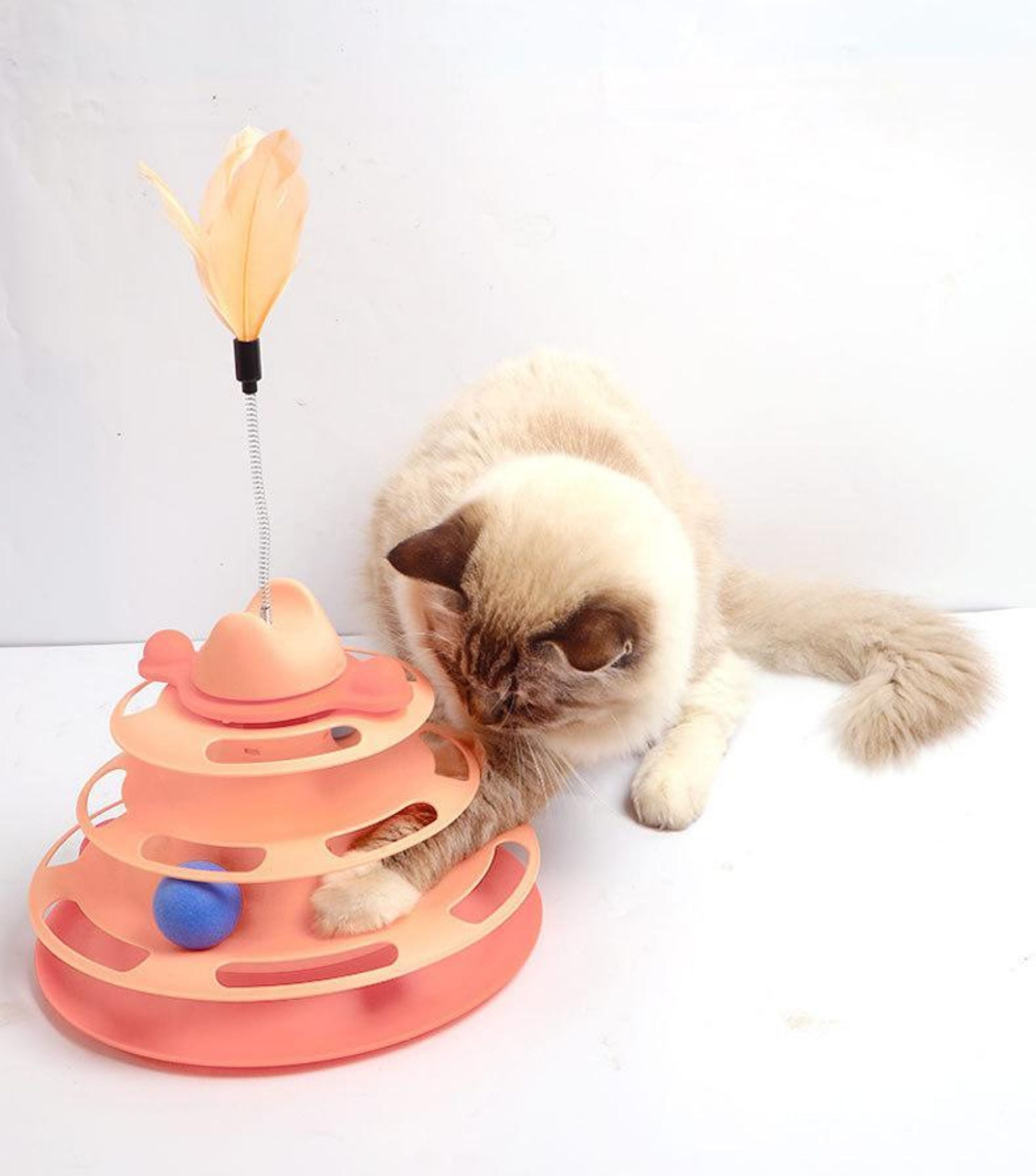Cat Tower Spinner Toy