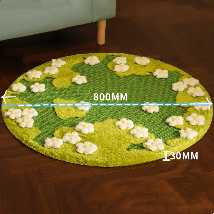 Flower Meadow Sisal Cat Rug