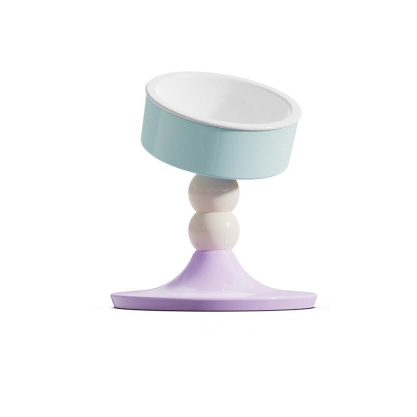 Adjustable Ceramic Cat Feeding Bowl